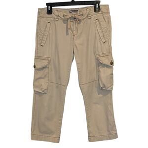 POLO‎ JEANS CO. Ralph Lauren Tan Cotton Cargo Pants Size 4
